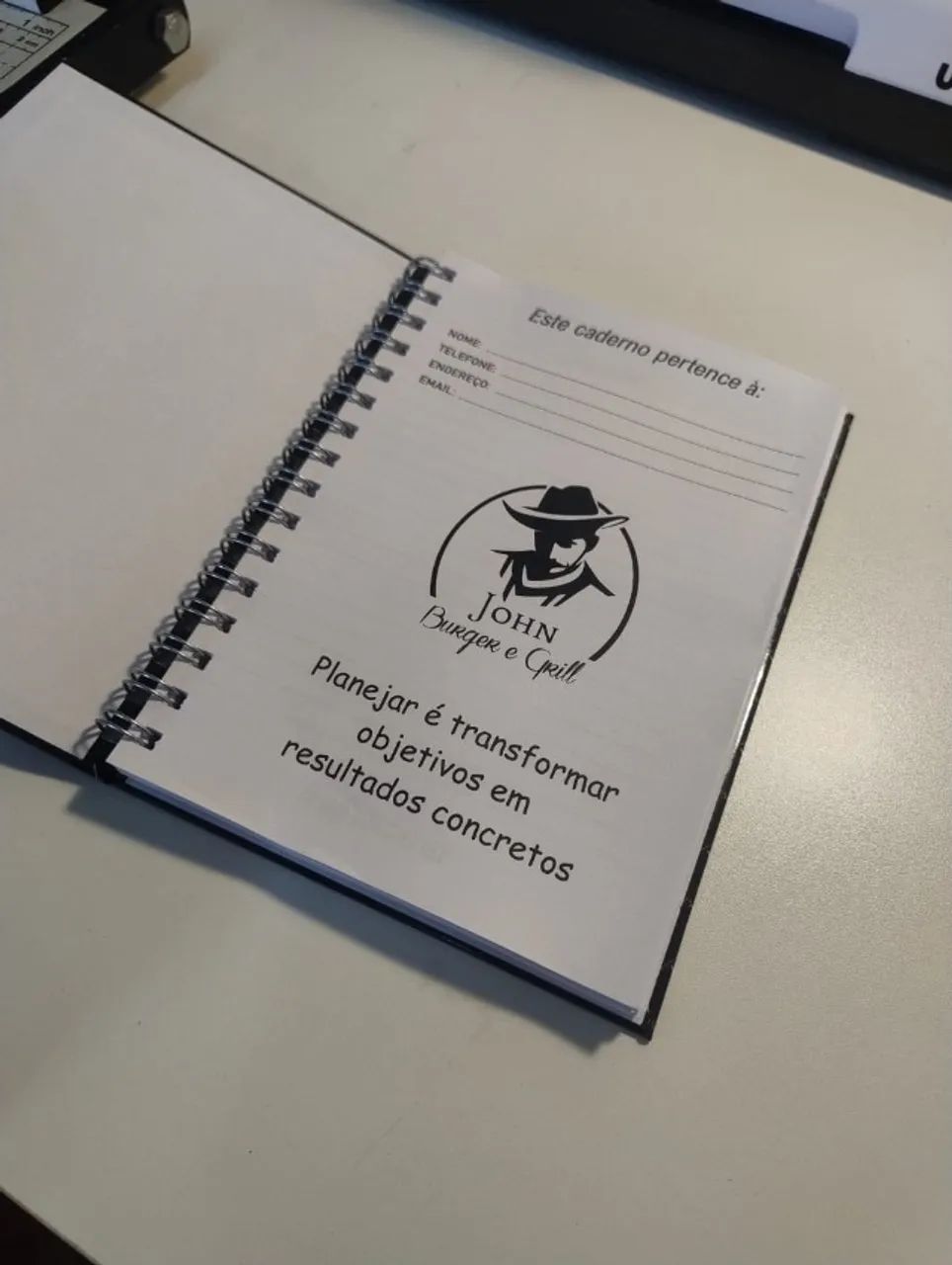 Agenda com capa laminada e personalizada com sua logo - Foto 2
