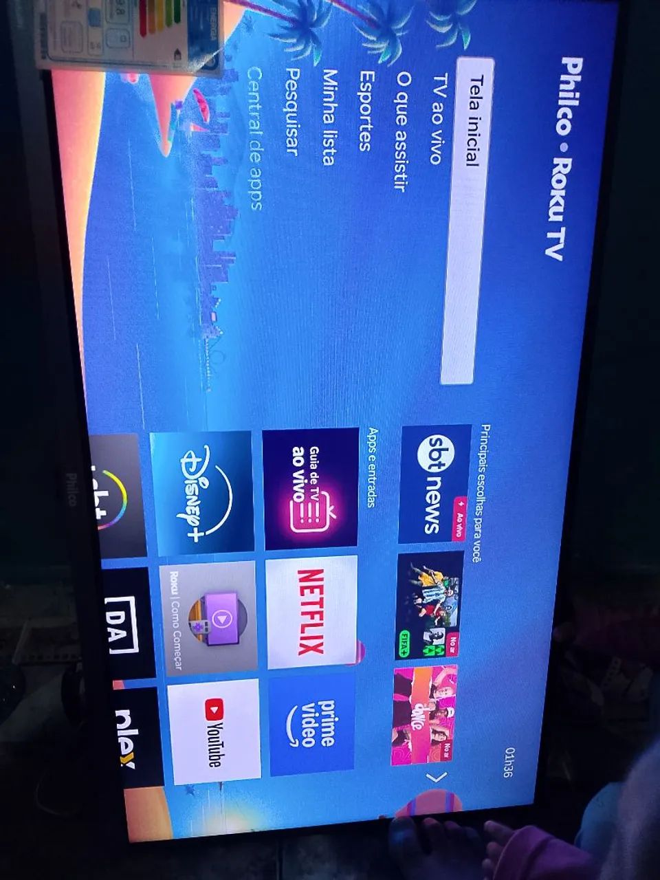 Tv smartv Roku 32 polegadas - Foto 3