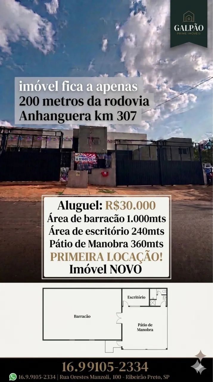 Barracão para locação direto com proprietário  - Foto 3