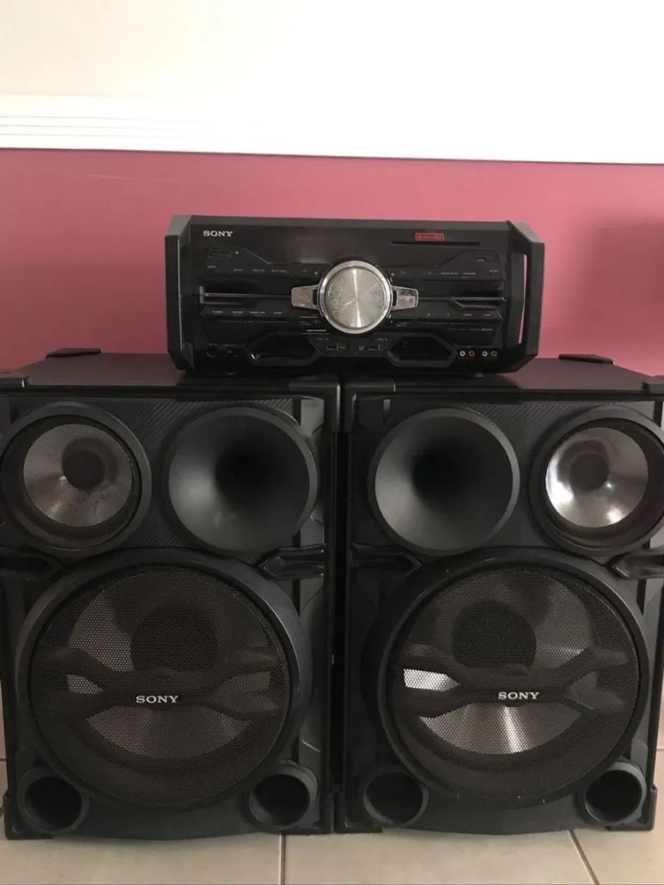 Som Sony Shake SH2000 Mini System