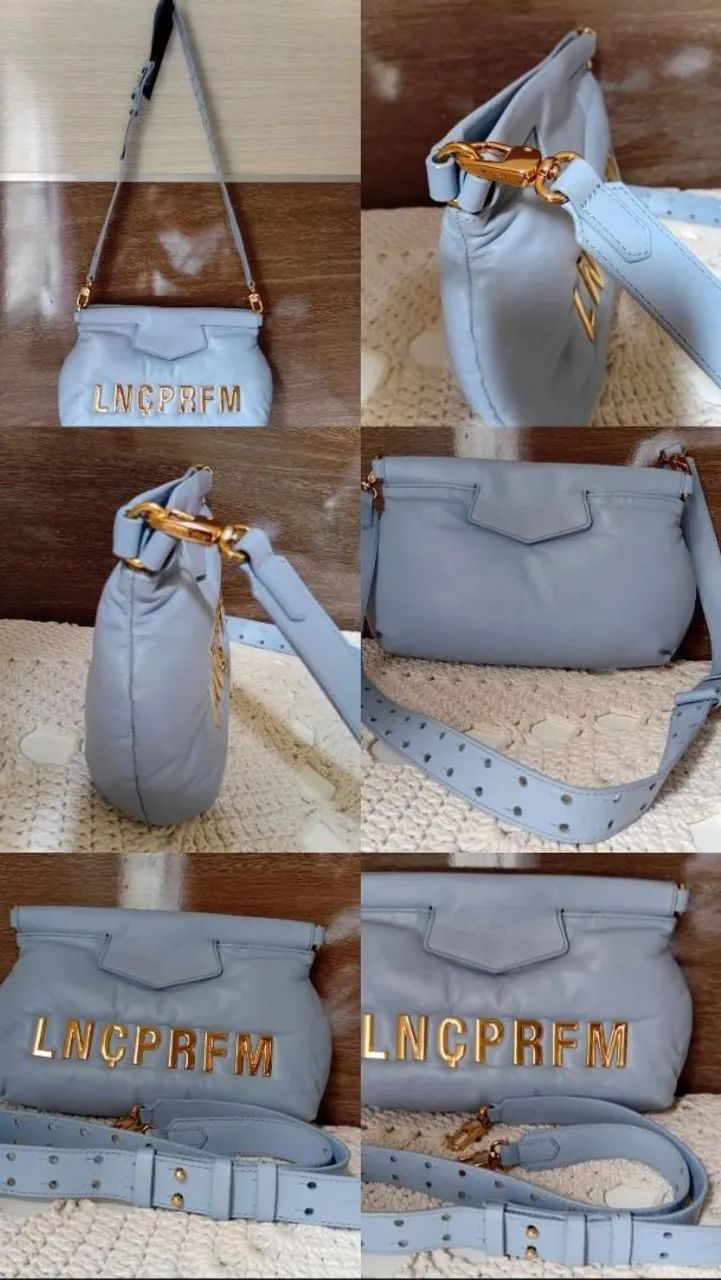 BOLSA LANÇA PERFUME AZUL - Foto 3