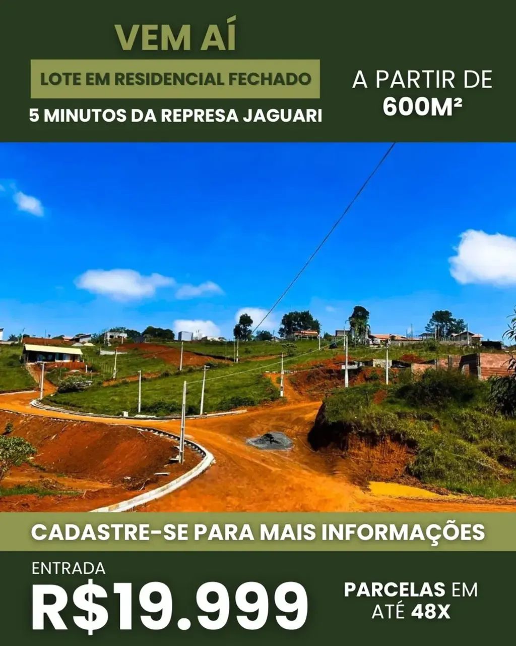 Terrenos parcelados em Igaratá, a Cidade das Águas