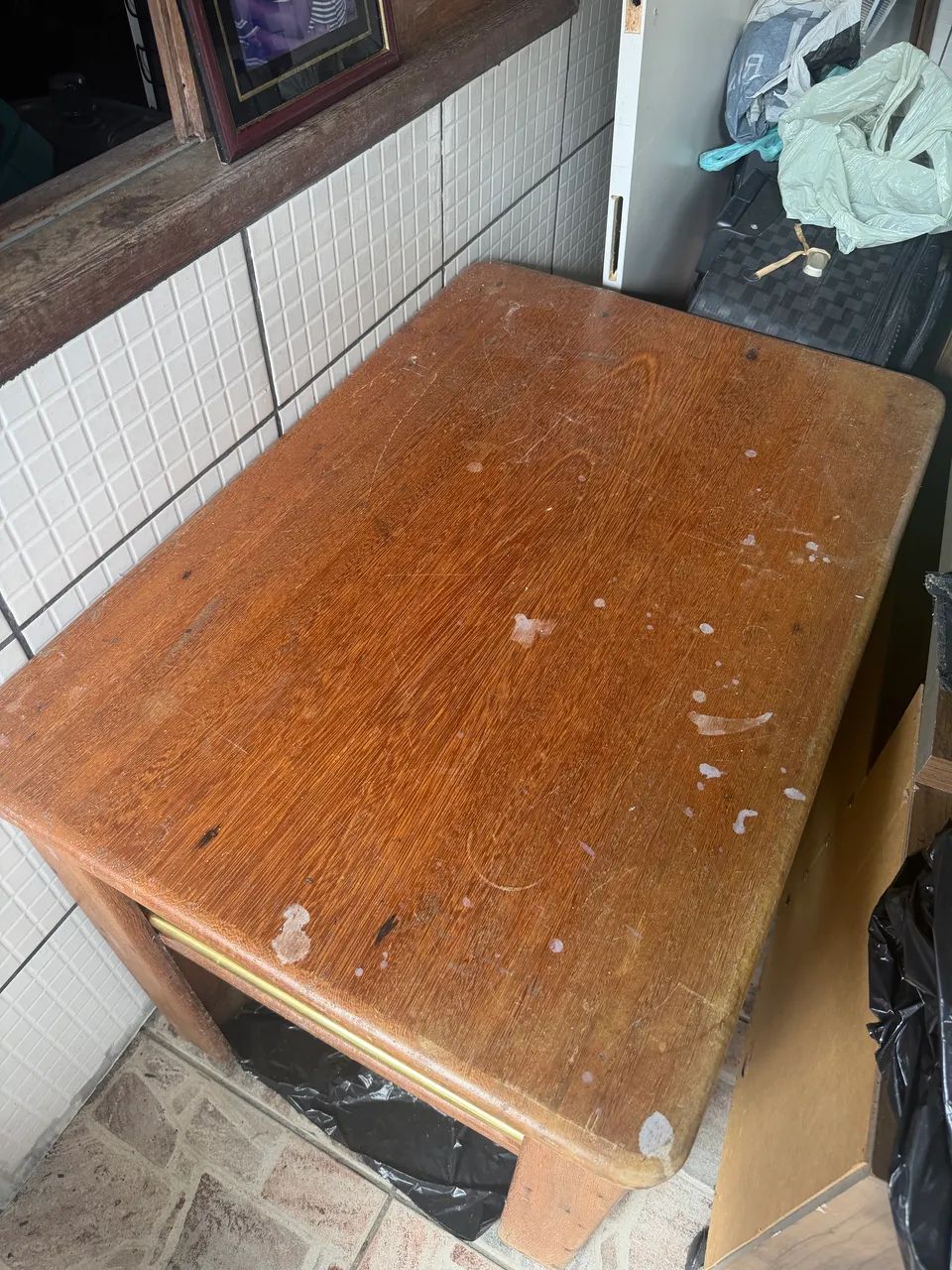 Mesa de madeira maciça!!  - Foto 3