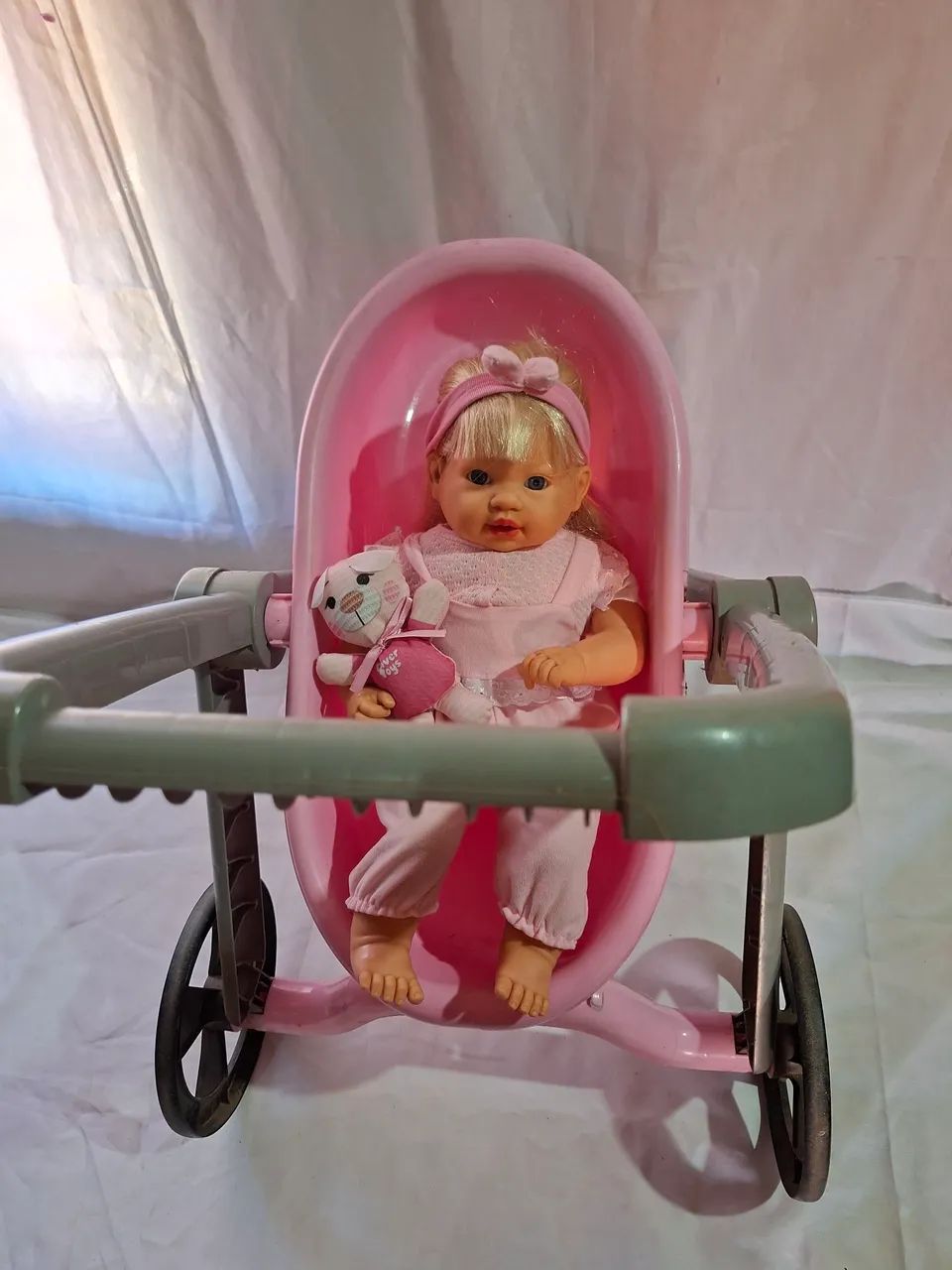 Boneca Bebê + Carrinho - Foto 3
