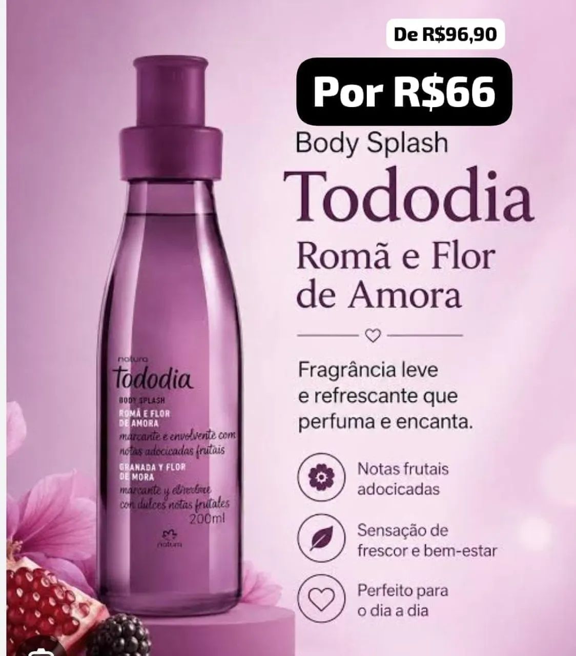 Body splash todo dia Natura - Foto 3