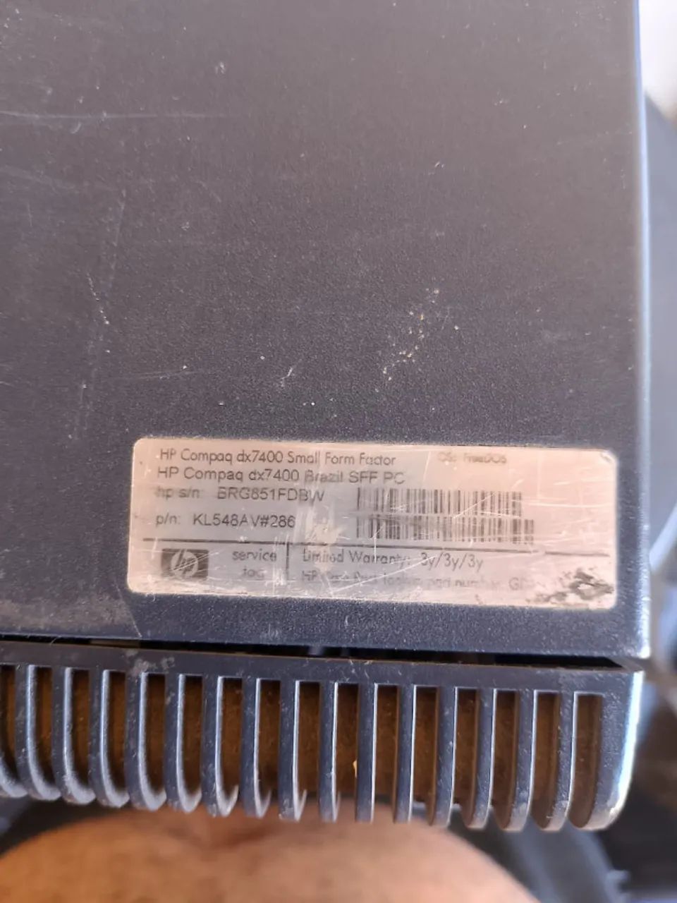 Gabinete Hp Compaq Dx7400 Small - USADO  - Foto 3