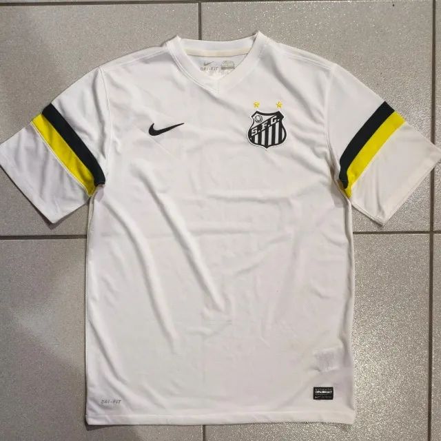 camisa original 2013 santos fc branca nike tamanho g 2014 - Roupas