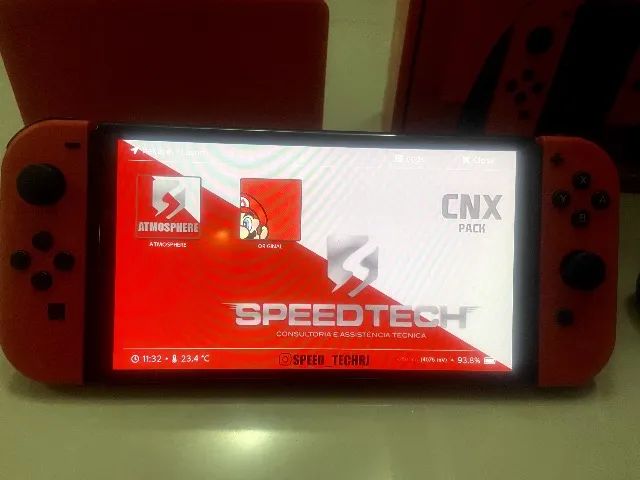Switch Oled Desbloqueado - Mario Version  - Foto 2