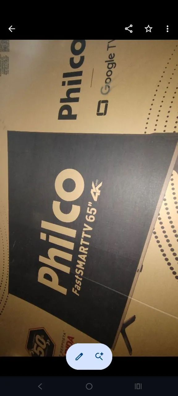 TV 65 polegadas Philco com caixa - Foto 3
