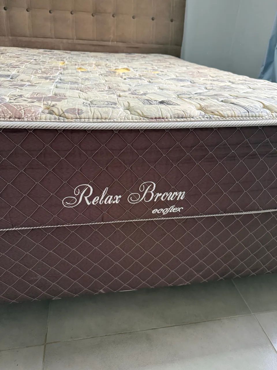 Cama box casal com cabeceira - Foto 4