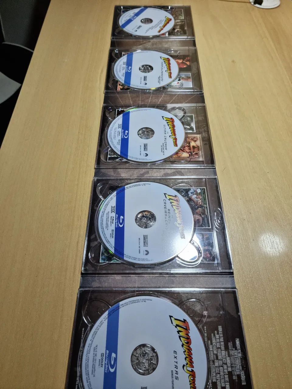 Blu-ray box coleçao Indiana Jones com 4 filmes - Foto 2