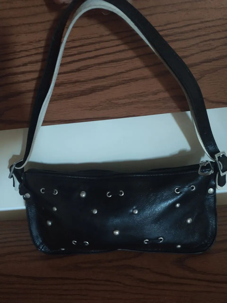 Bolsa couro legítimo 2 alças  - Foto 3