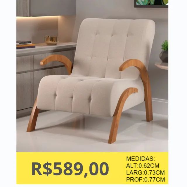 LINDA POLTRONA A PRONTA-ENTREGA 