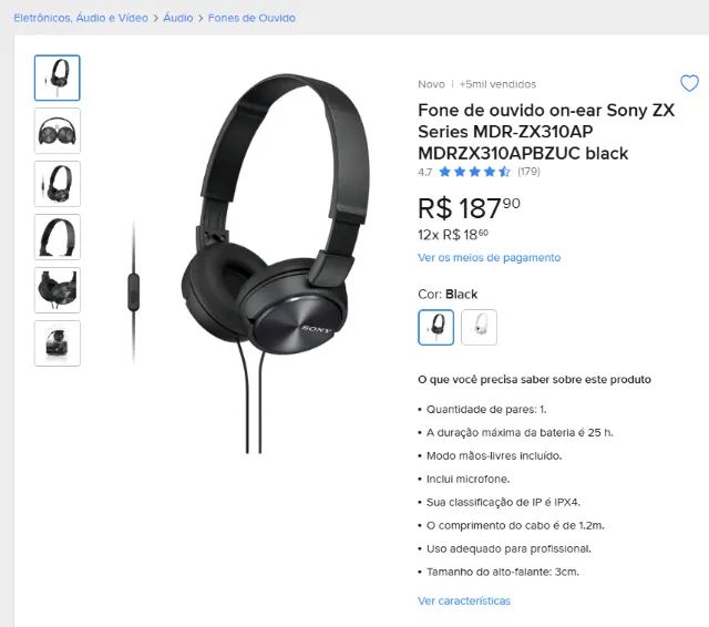 Fone Sony - Original - Foto 5