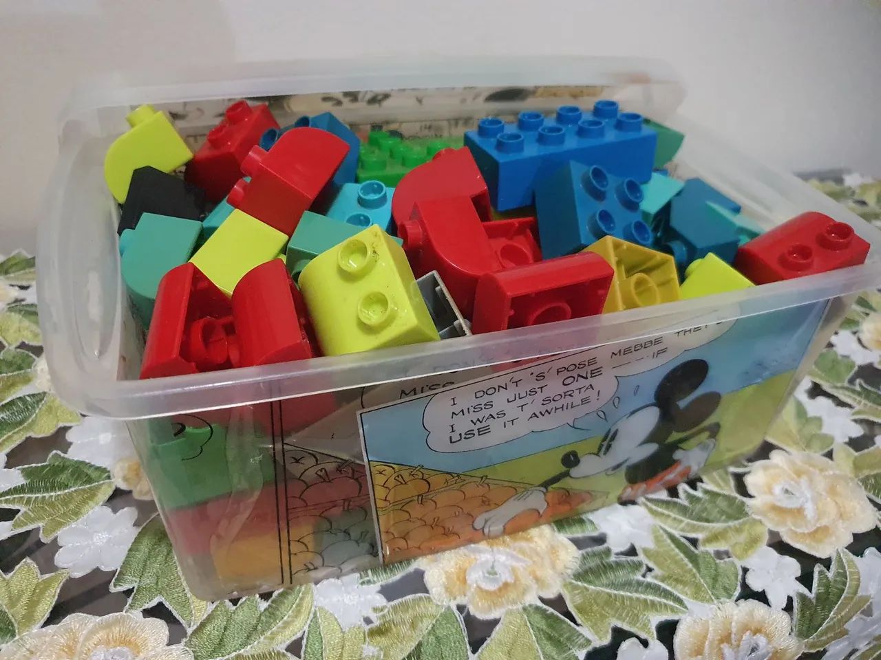 Caixa Lego MegaBloks com 85 peças Vintage - Foto 4