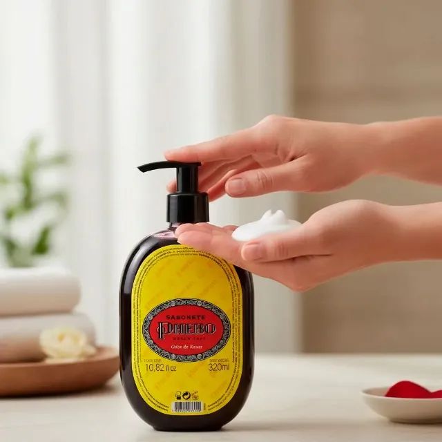 Sabonete Líquido Phebo Tradicional Odor Rosas 320 ml - CM0025