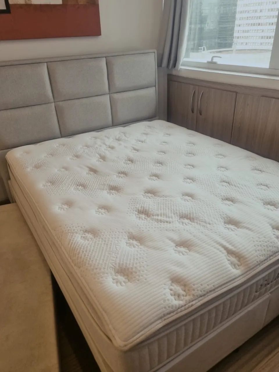 Cama Box Queen, com cabeceira e cama auxiliar. - Foto 2