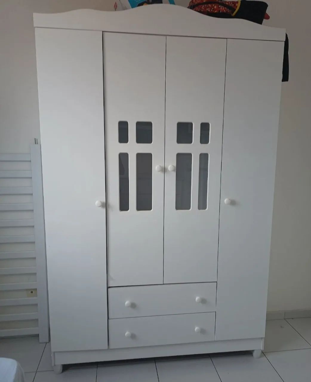 Quarto completo bebê (guarda-roupa, cômoda e berço com colchão) - Foto 2