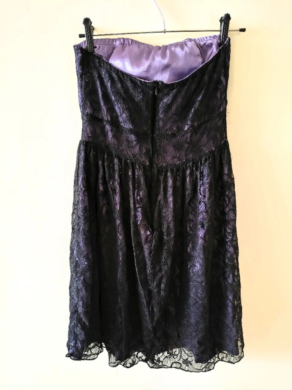 Vestido de Renda (Roxo e Preto) - Foto 2
