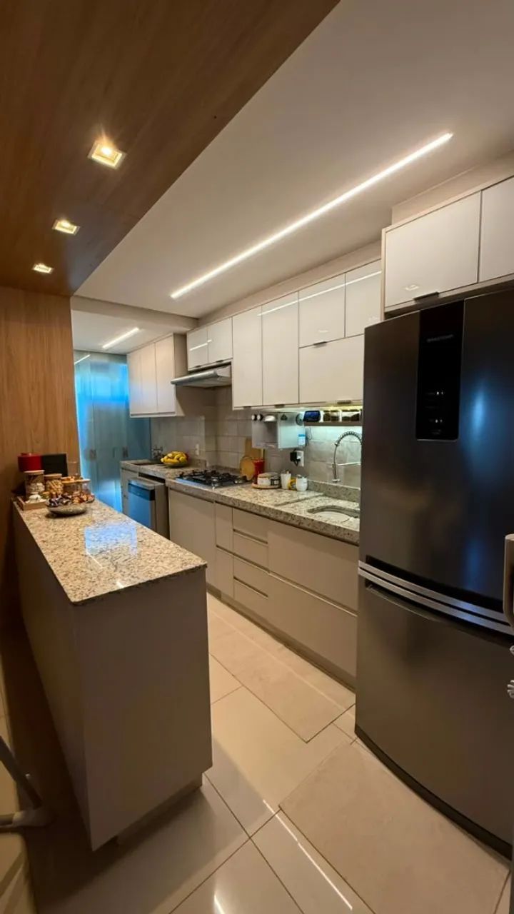 Apartamento 3 Quartos Mobiliado Parque Amazônia Goiânia - Foto 5
