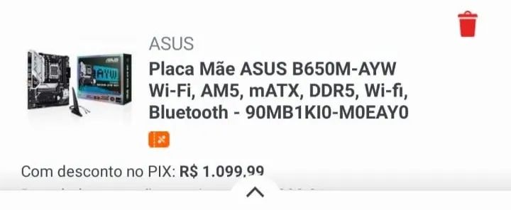 Placa mãeAsusB650M Wi-Fi AM5 DDR5 - Foto 2