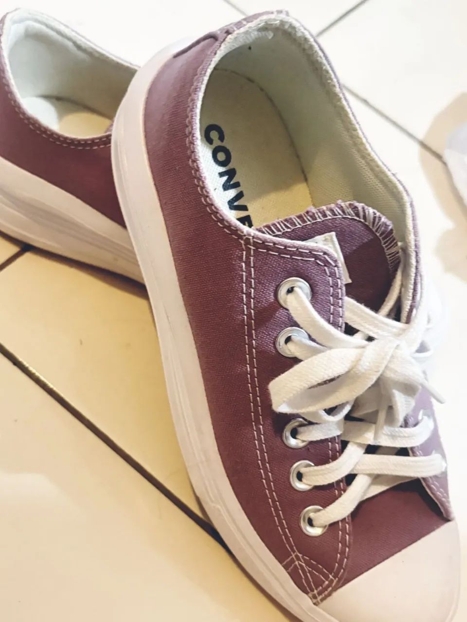 Tenis All Star - Converse Chuck Taylor Move Lilás - Foto 2