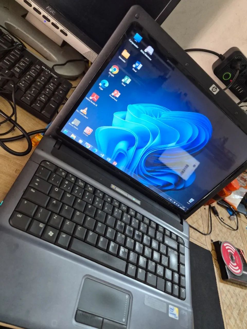 Notebook HP Core 2 Duo 3 Gigas Memória HD 320 Gigas Revisado e Formatado Somos Loja - Foto 2