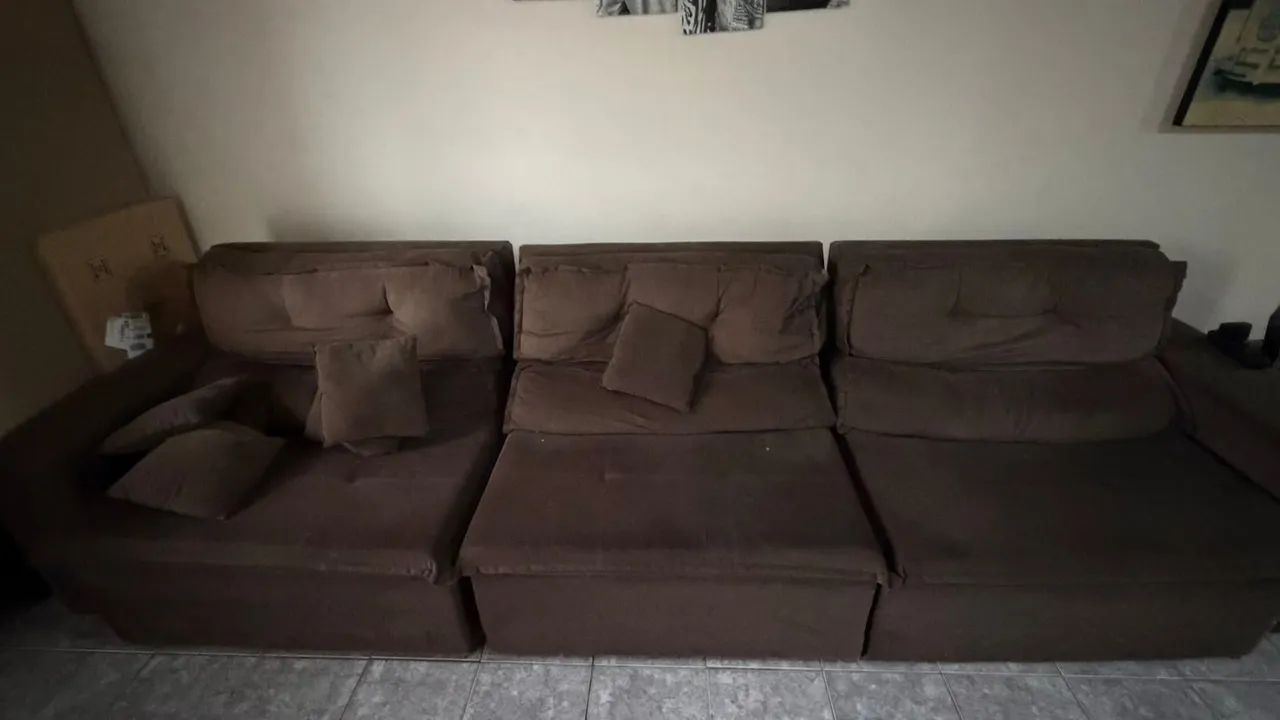 Sofá retrátil 3 lugares  - Foto 2
