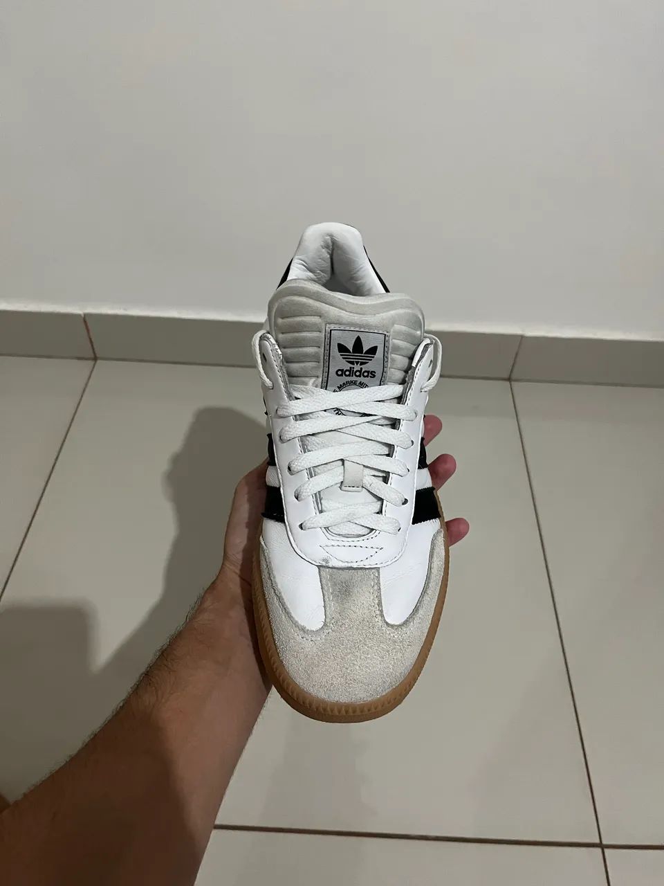 Adidas Samba XLG branco  - Foto 4