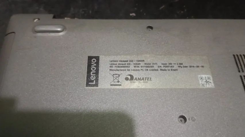 Notebook Lenovo IdeaPad 330 i5 12GB SSD 120GB - com defeitos - Foto 3