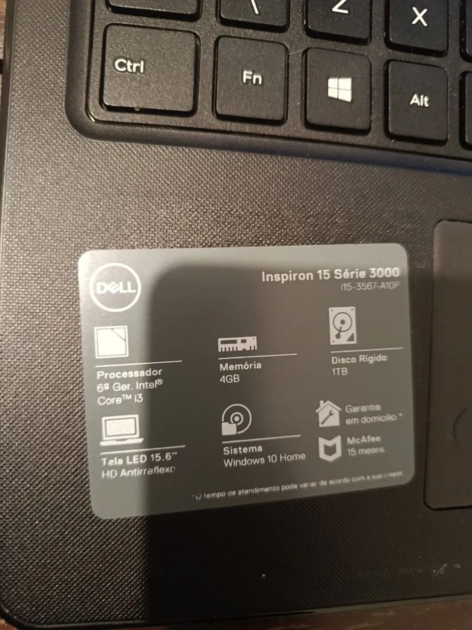 Notebook Dell Inspiron 15 3000 (i15-3567)  - Foto 3