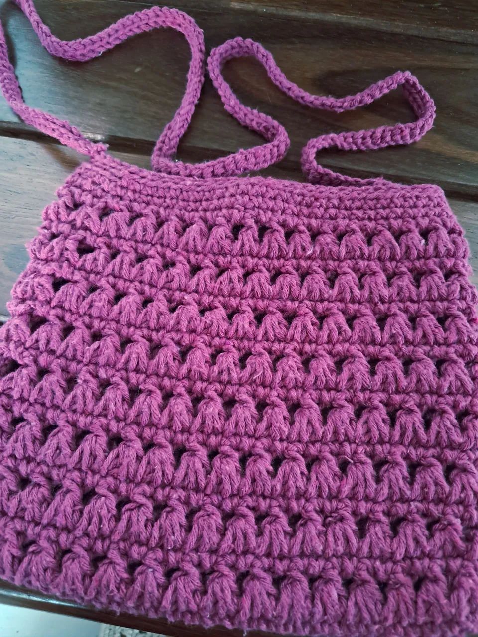 Bolsa de crochê, bolsa feminina. - Foto 3