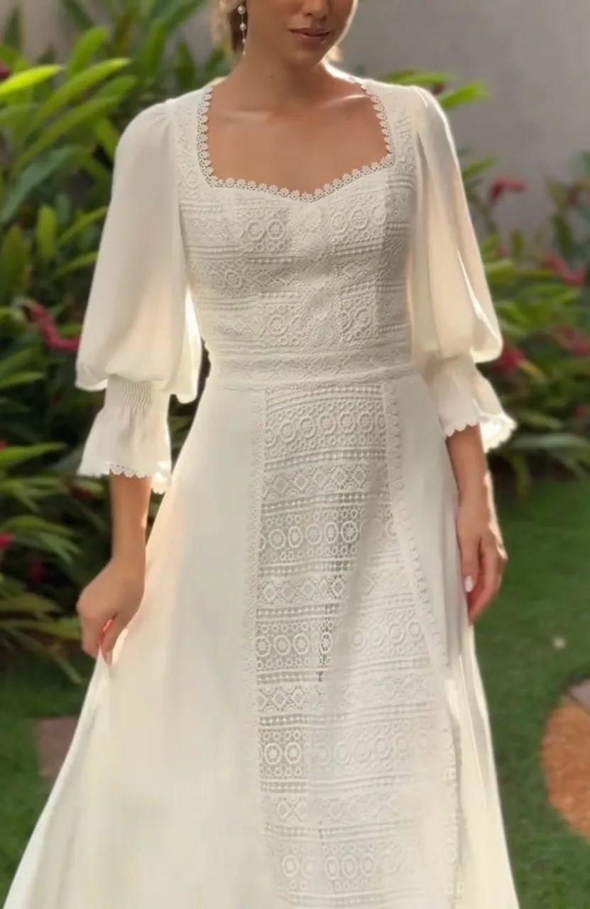 Vestido branco doce maria brand  - Foto 4