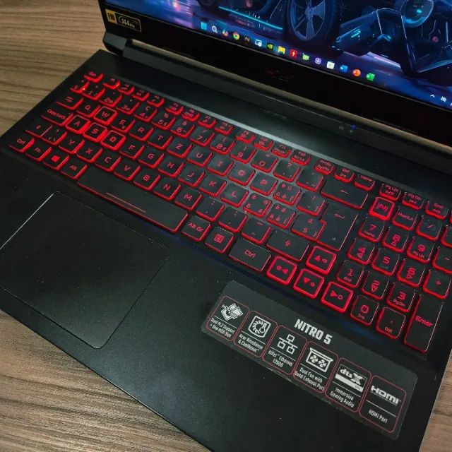 Notebook Gamer Acer: Nitro 5 (Tela 144 Hz + Ryzen 7 + RTX 3050) c/ Garantia !!! - Foto 3