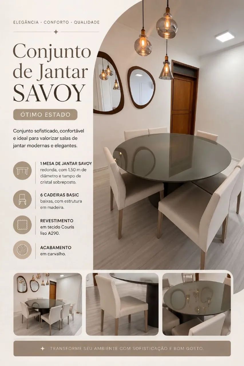 Mesa de Jantar SAVOY - Foto 2