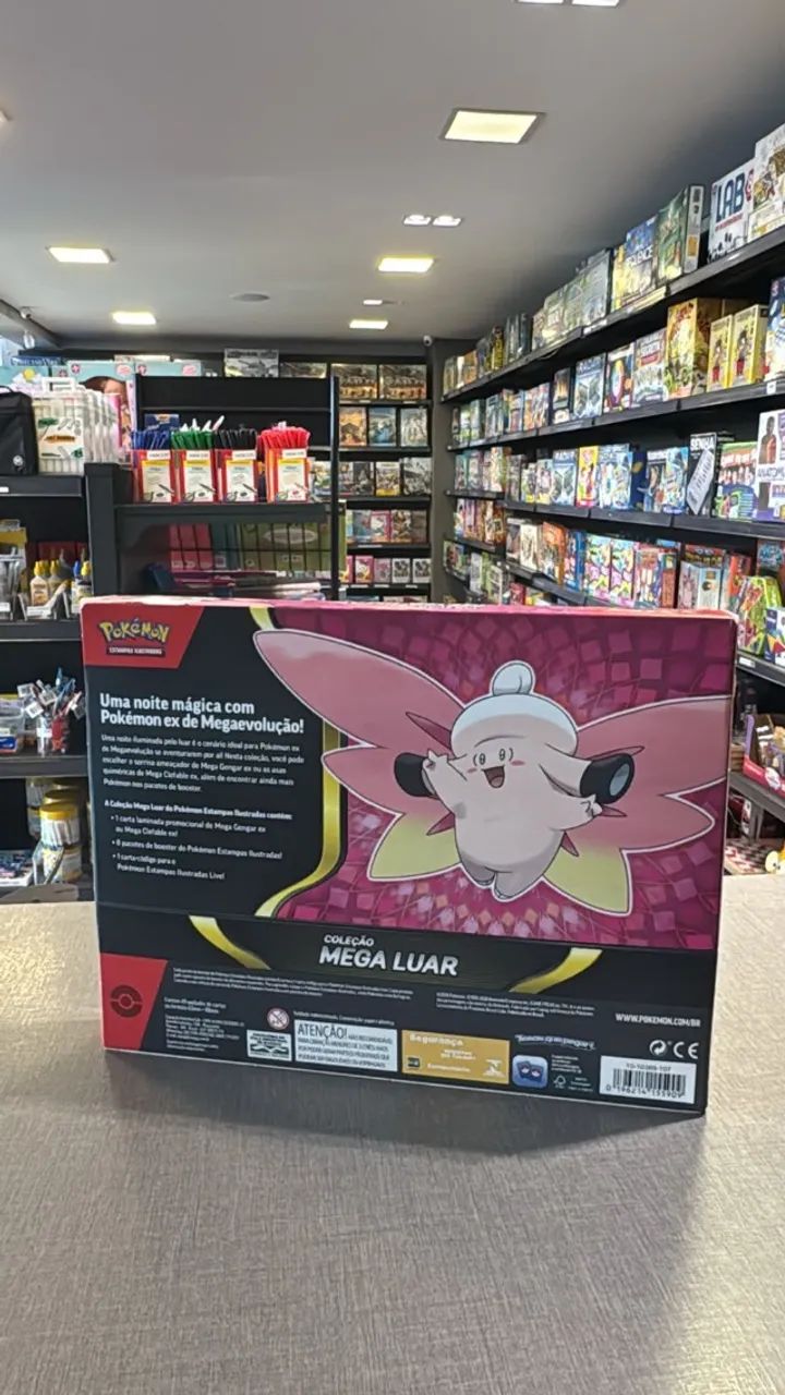 Box Coleção Mega Luar Mega Clefable Ex Pokémon  - Foto 2
