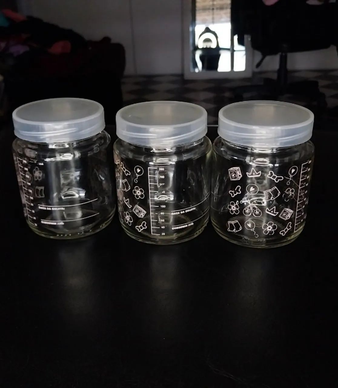 Potes para leite materno