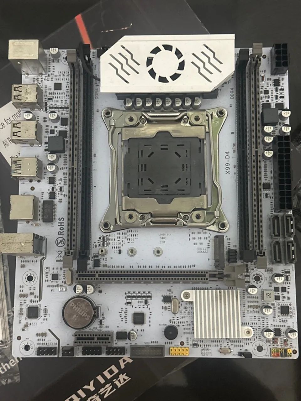 Placa mãe x99 D4 ROHS Branca - Foto 2
