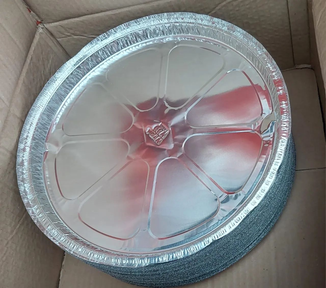 Forma pra pizza descartável caixa 