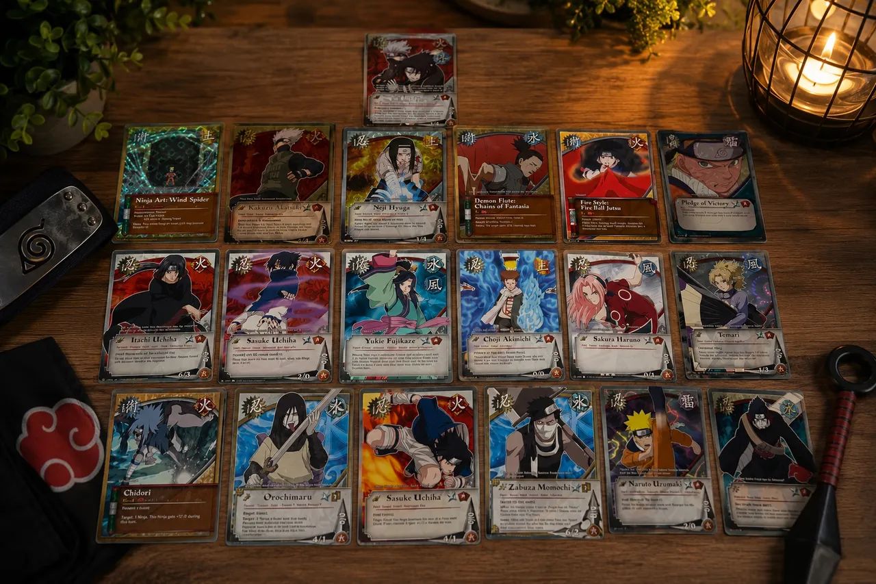 Cartas Naruto tcg lote 