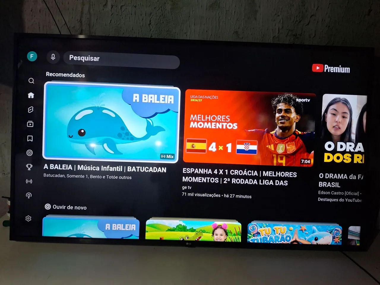 Linda tv smart 65 4k com voz - Foto 4