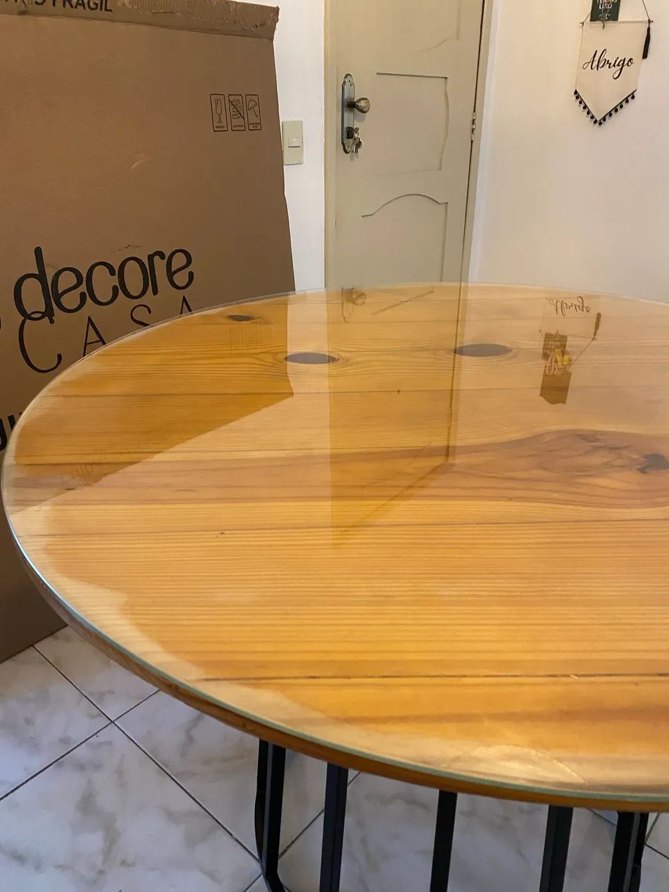 Mesa de jantar redonda 1,10 diâmetro  - Foto 4