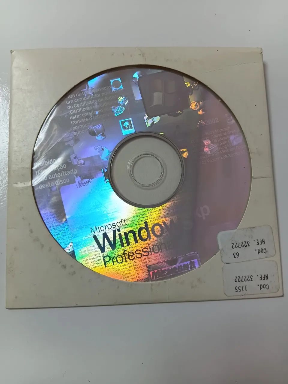 Cd Windows XP profissional original genuíne 
