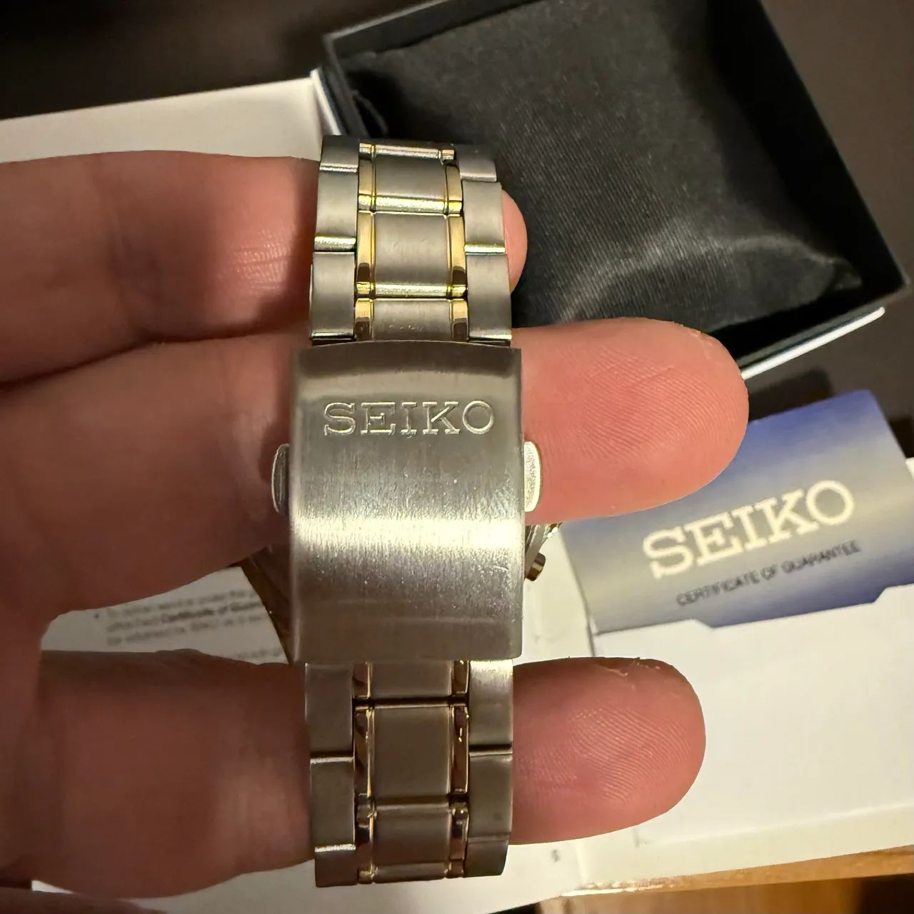 Relógio Seiko Cronógrafo Nunca Usado  - Foto 4