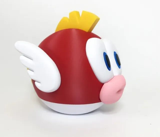 Boneco Decorativo Colecionavel Cheep Cheep- Super Mario Bros - Foto 4