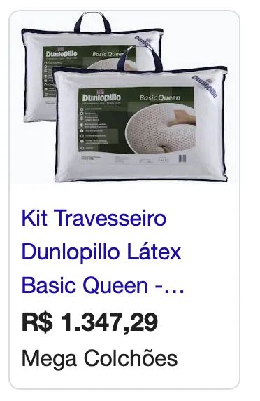 Kit 2 travesseiros dunlopillo basic queen - Foto 3