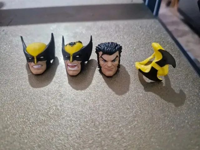 MARVEL LEGENDS Lote de Head Wolverine 