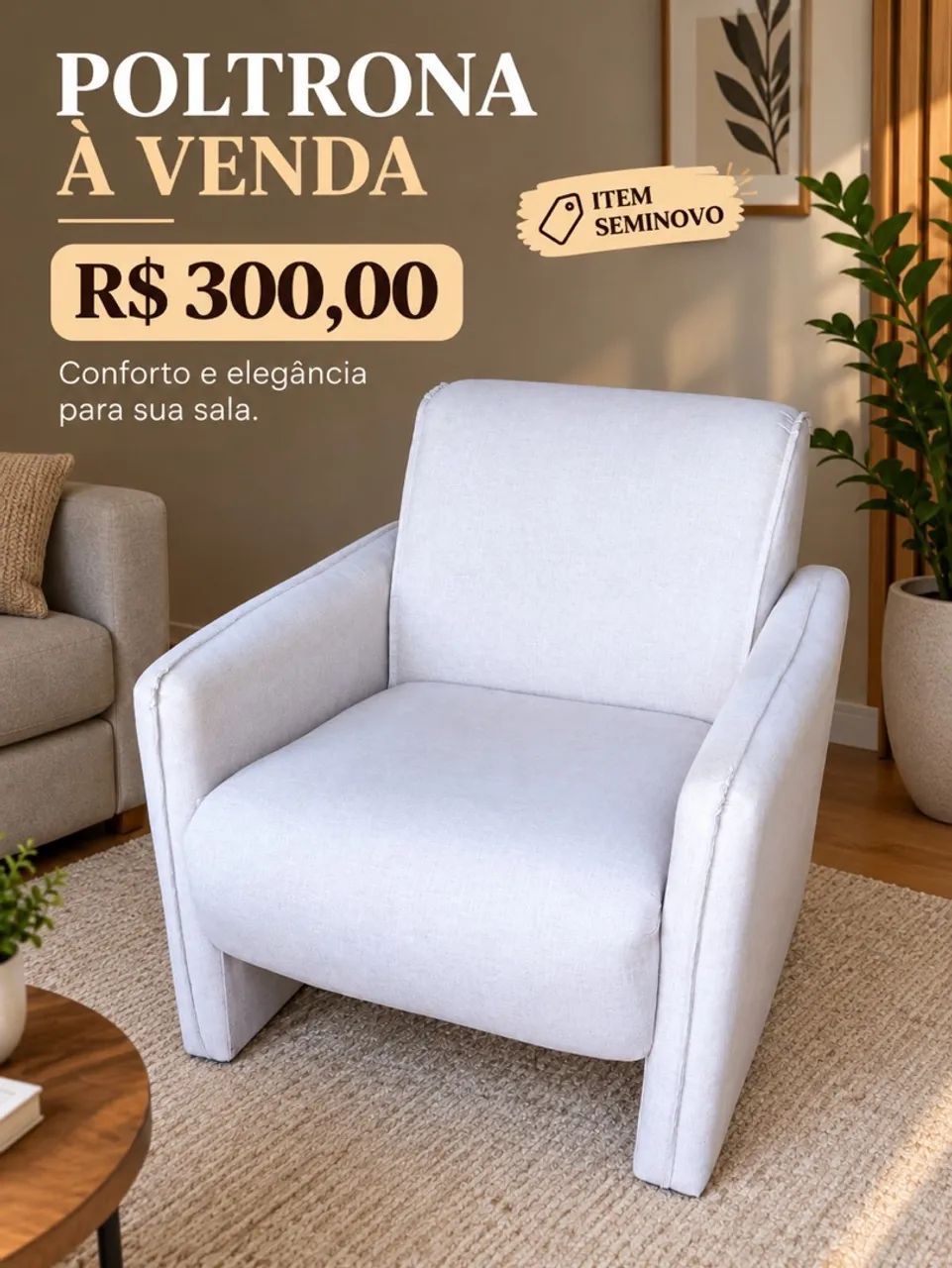 Poltronas para área de lazer