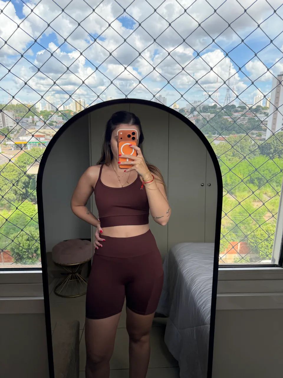 Conjunto com bolso em poliamida - Foto 4