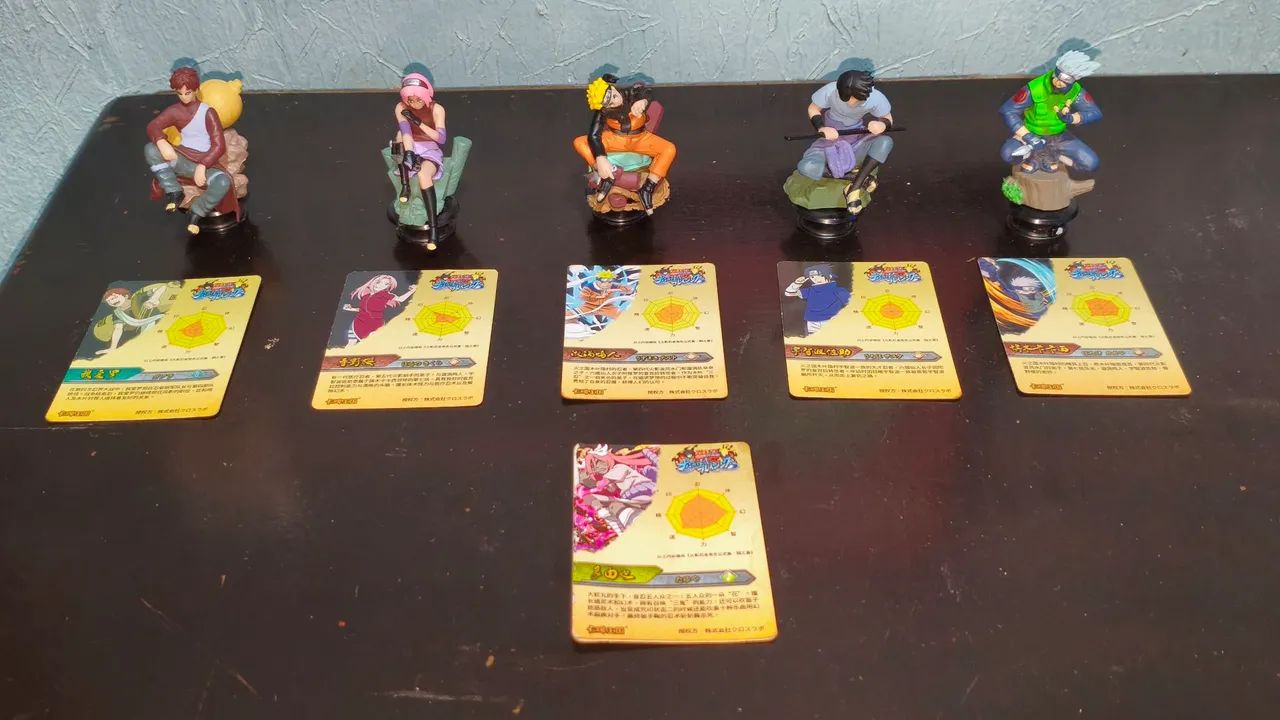Conjunto de cartas e miniaturas naruto (colecionador) - Foto 5